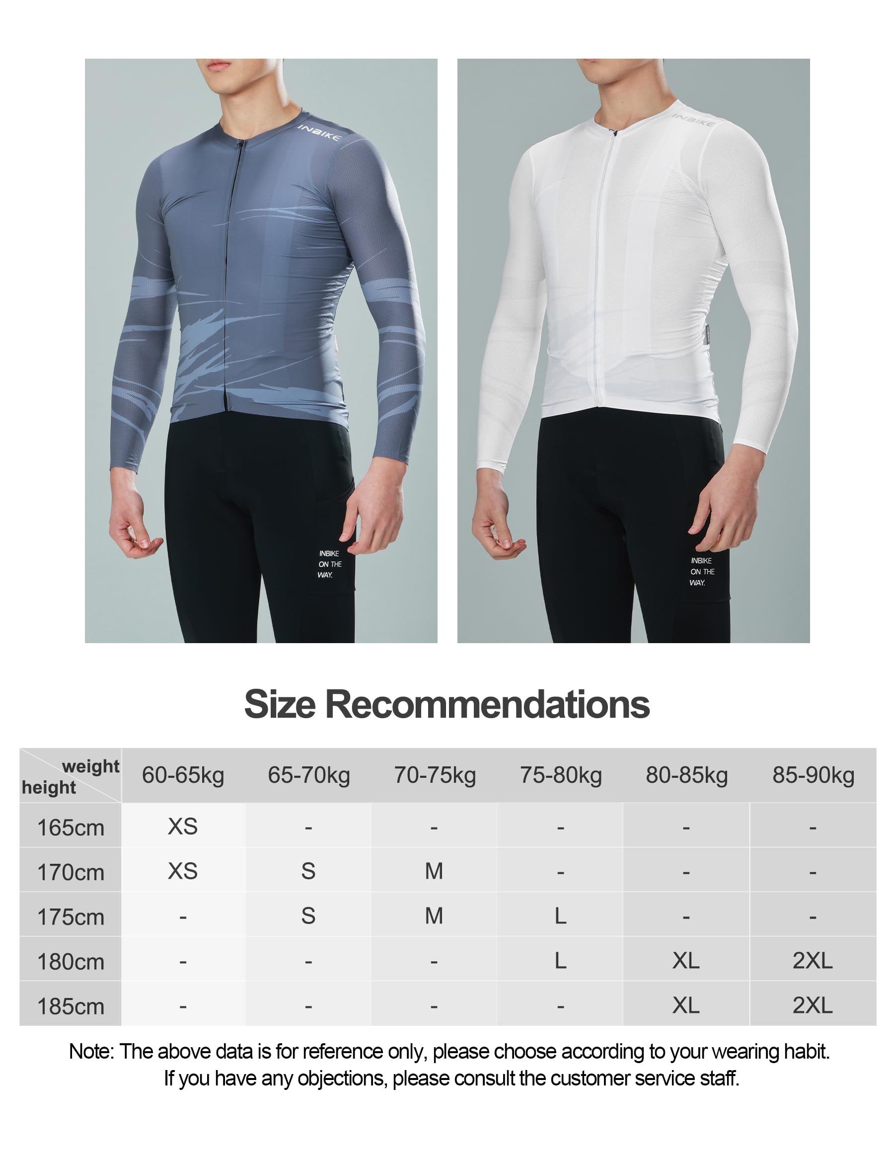 INBIKE Maillot Cyclisme Homme Manches Longues VTT T-Shirt Respirant Léger JYL23