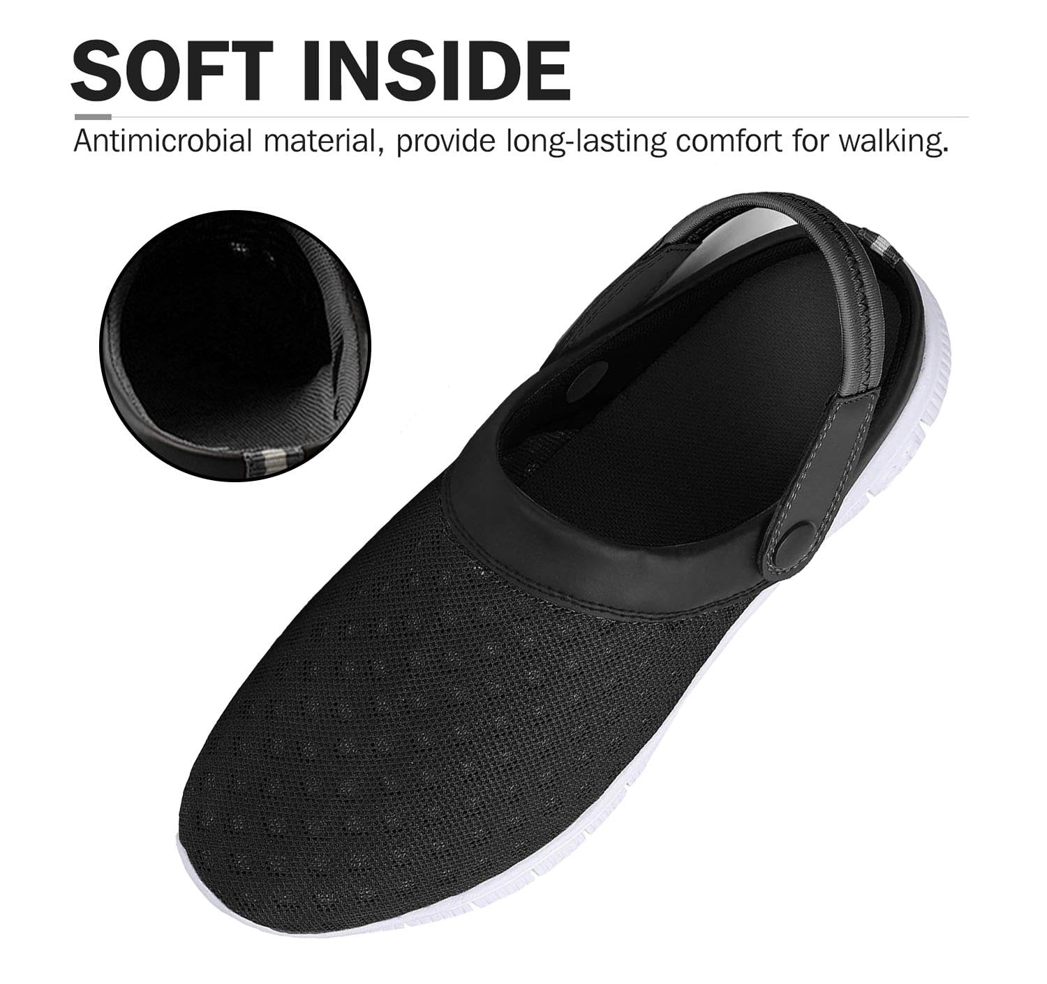 SAGUARO Zuecos Unisex Sandalias de Playa Respirable Ligeros para Hombre Mujer