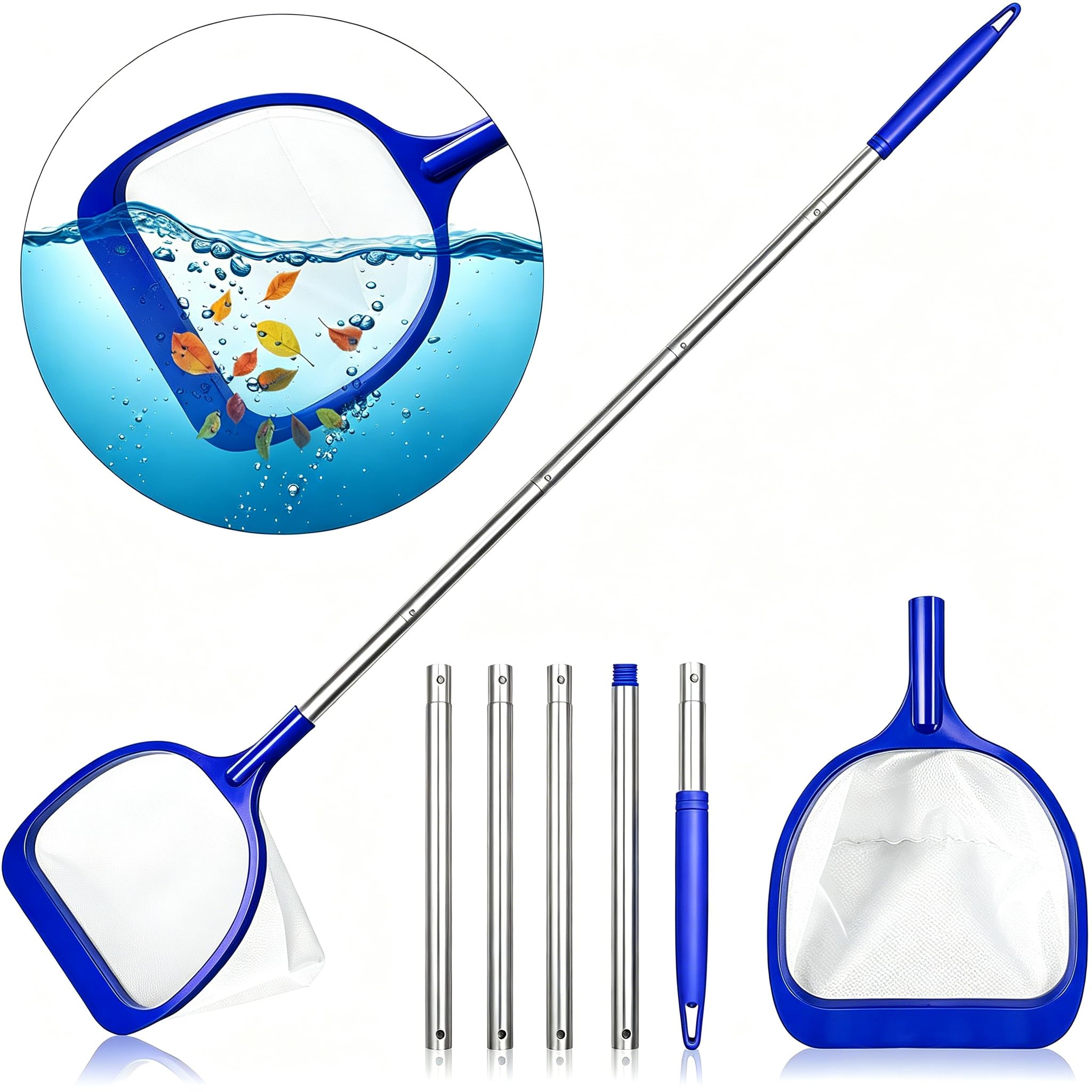 Épuisette de piscine anti-algues pour purifier les petits bassins