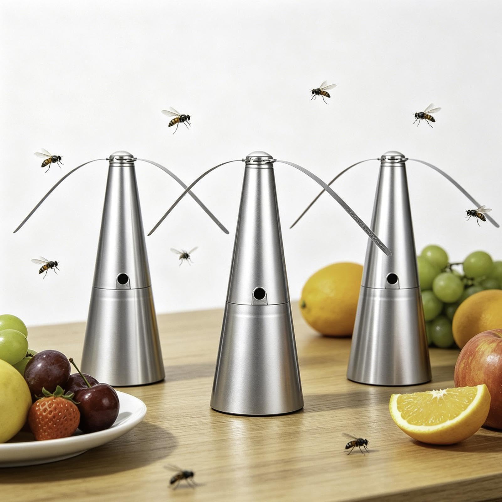 3PCS Fly Fans For Tables, Battery Operated Fly Repellents Fan
