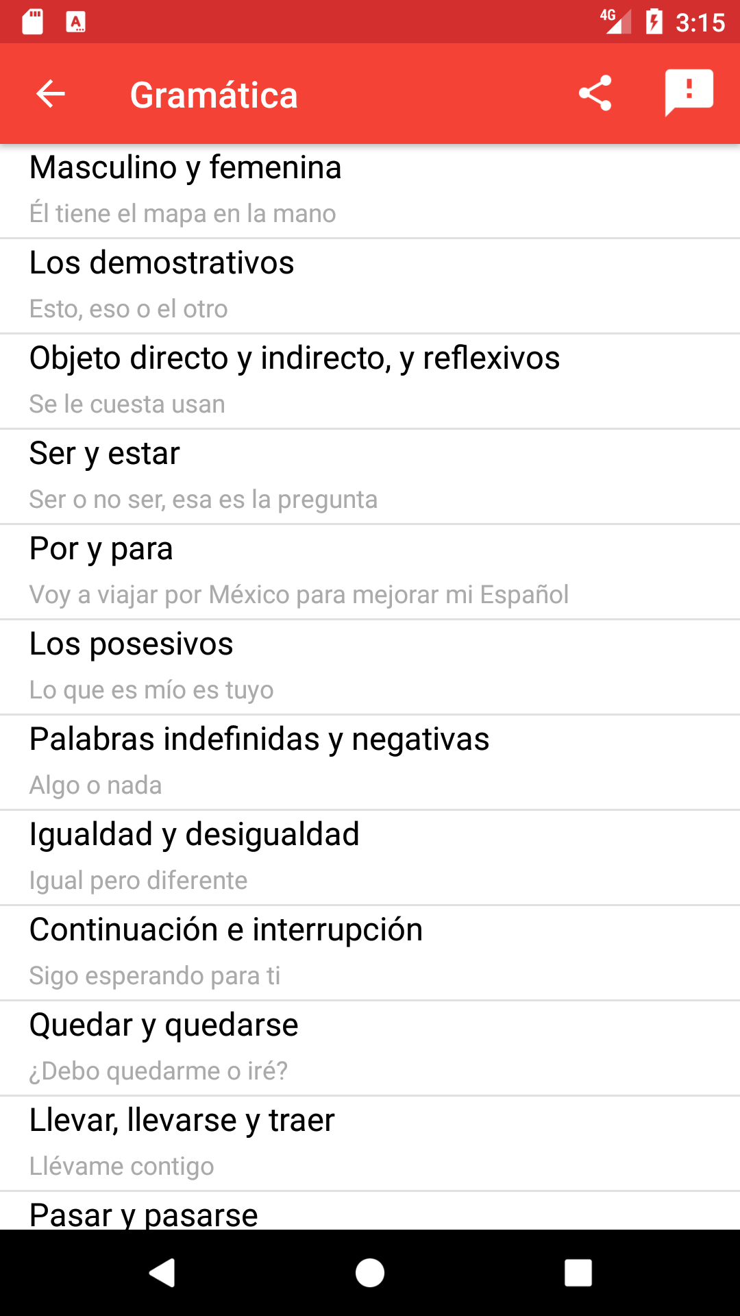 Intermediate Spanish Reference - App on Amazon Appstore