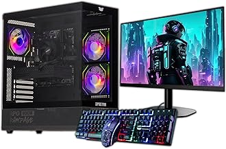 Veno Scorp Budget Gaming PC 22” Bundle Intel Core i3-8GB RAM - 500GB HDD – GTX 750 4GB NeonZilla ARGB Gaming Case - WINDOWS 11