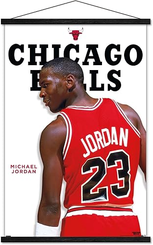 Trends International Michael Jordan - Póster de pared con marco magnético