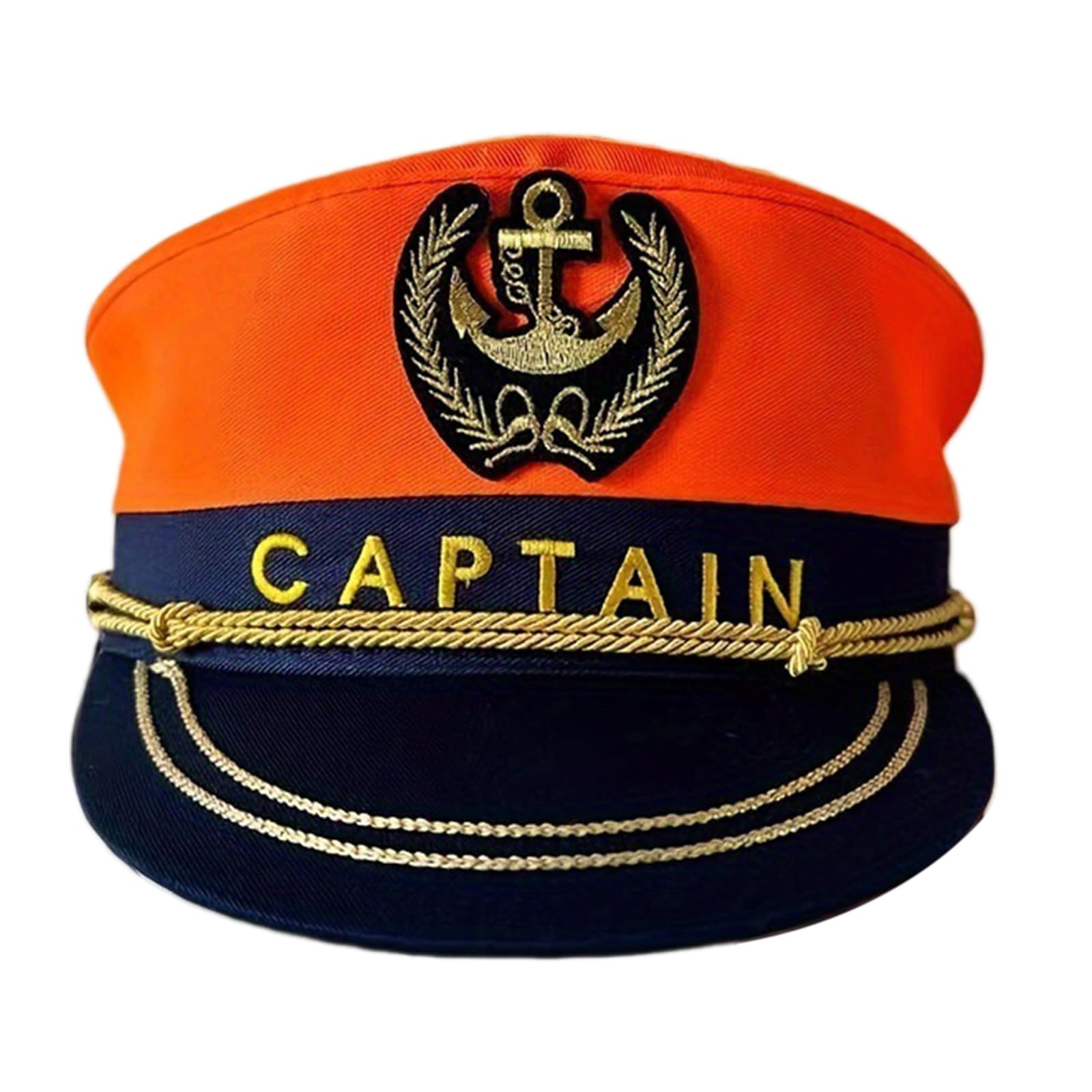 MICFENY Women Adjustable Captain Sailors Hat Breathable Cotton Lightweight For Daily Outings and Role Play