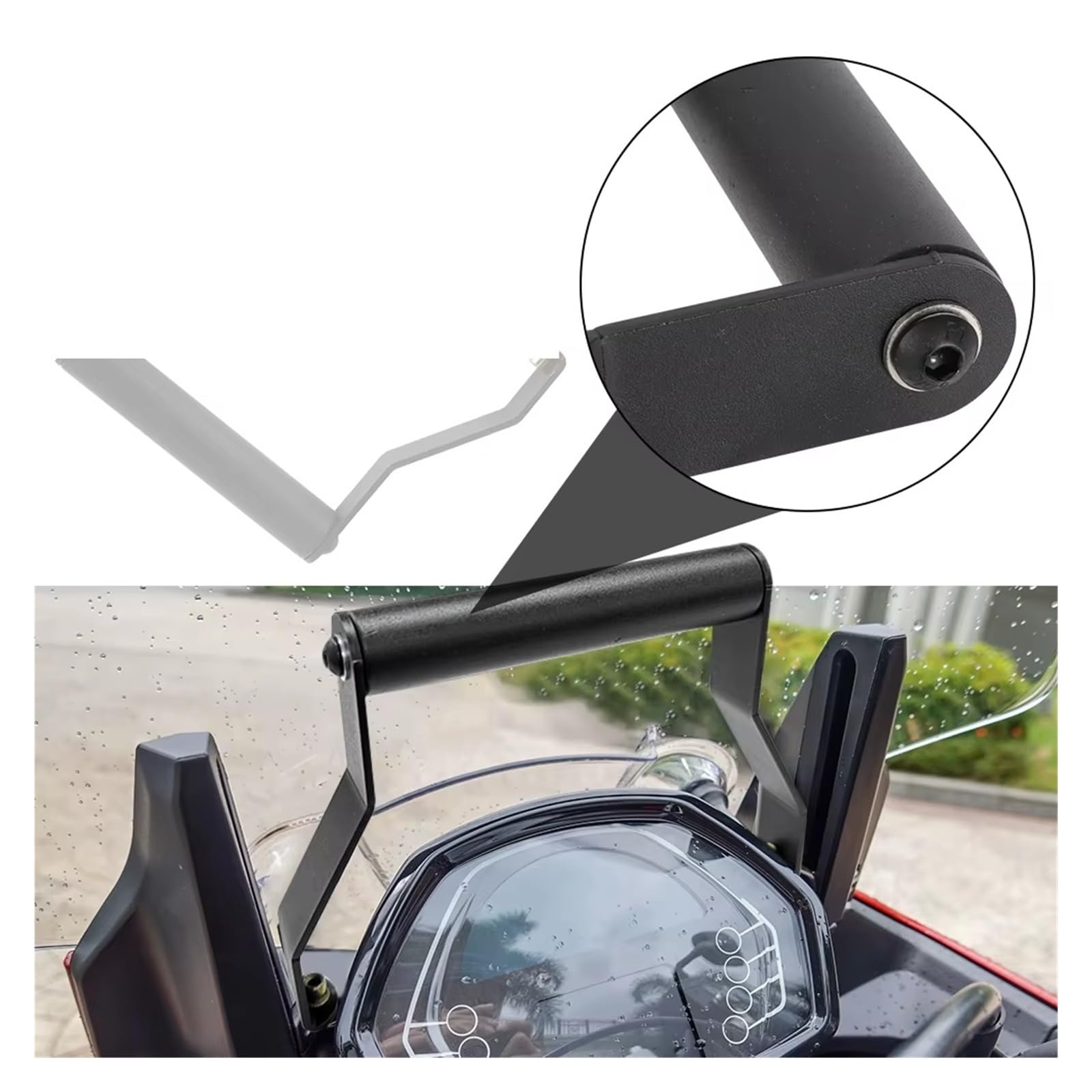Per Tiger Per Sport 660 2022 2023 Accessori Moto GPS Smart Phone Piastra Di Navigazione Staffa Adattare Parabrezza Supporto Del Basamento staffa gps moto