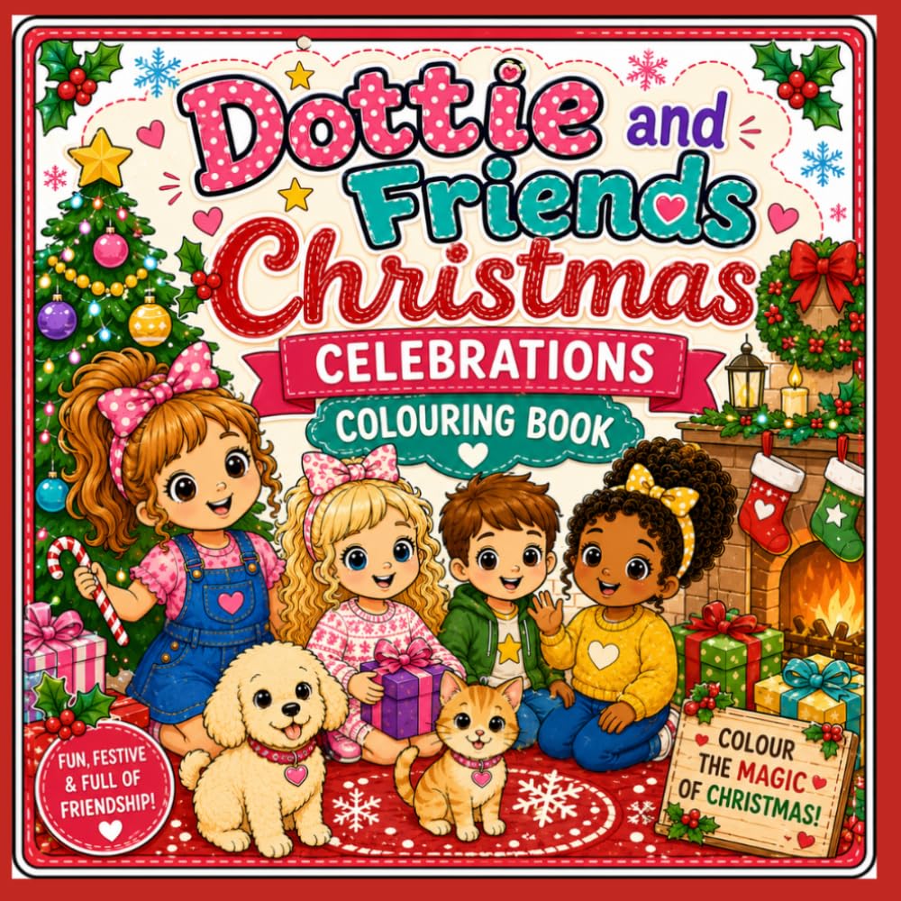 Dottie and Friends Christmas Celebrations Colouring Book (Dottie and Friends Fabulous Adventures Colouring Books)