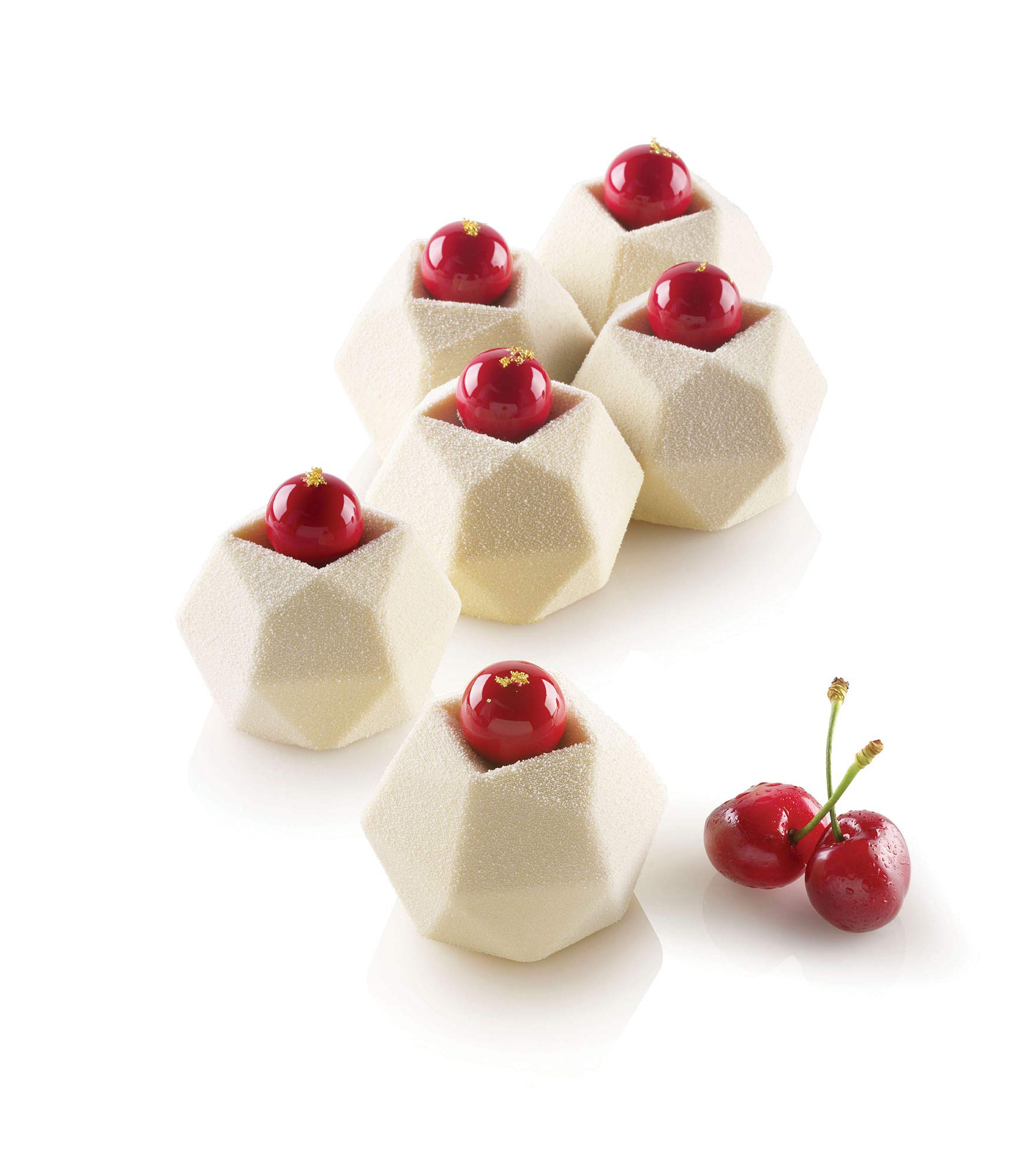 Silikomart Stampi in Silicone per Dolci – Kit Cosmos 105 - Accessori Professionali per Cucina e Pasticceria - Stampini Monoporzione per Dolci Forno