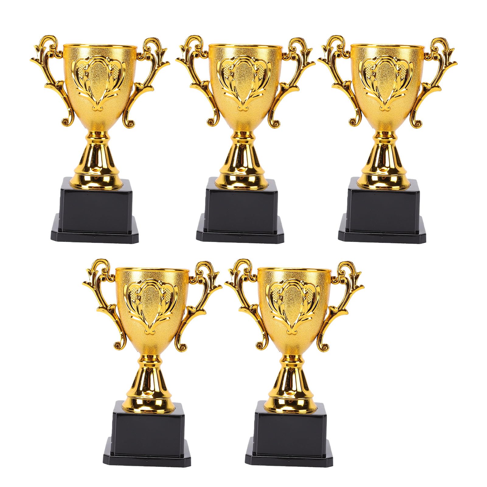 SIXRUN Coppa Trofeo Oro Set, 5 Pezzi Base Nera