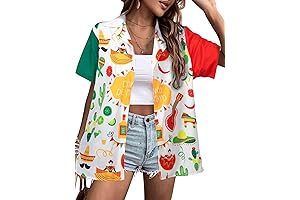Cinco De Mayo Shirt for Women, Funny Mexican Costume Party Hawaiian Shirt...