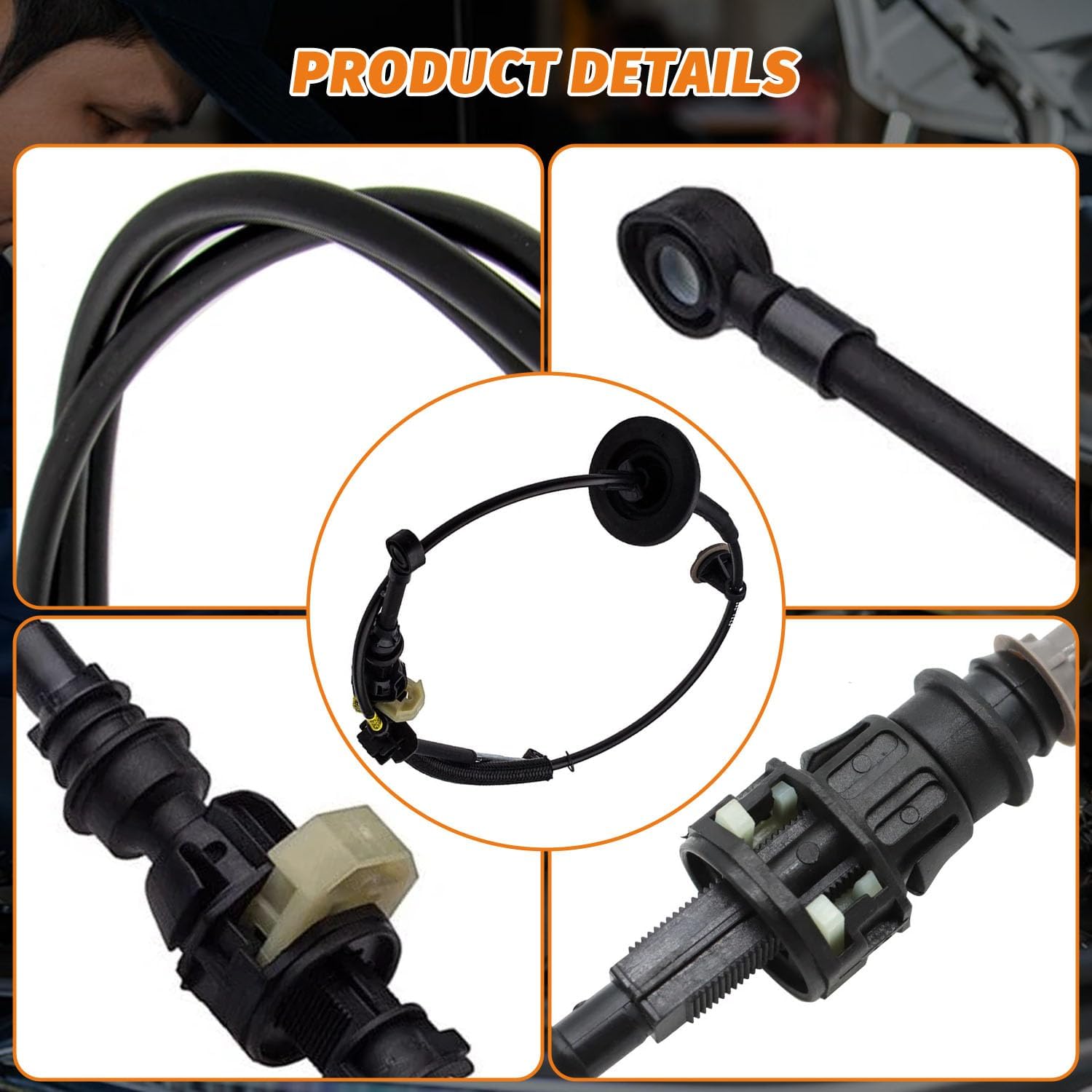 F77Z7E395LB Transmission Shift Cable Compatible with Explorer Sport Trac 2001-2005,for Ford Explorer 1997-2001,For Ranger 1997-2003,Gear Shifter Cable Replace F77Z-7E395-LB 905-647 Y1309