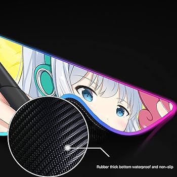 Amazon.co.jp: マウスパッド 大型 アニメ 女の子 カワイイ ガール RGB