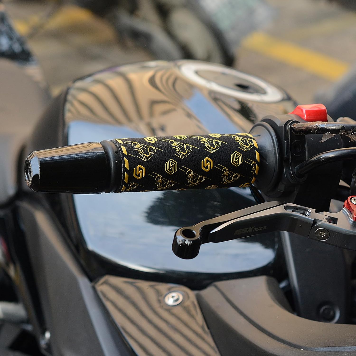 Hot Handlebar Heated Grips for Motorcycle Snowmobile USB DC5V Heated Handles Grips 6 Gear Warmer Sleeves