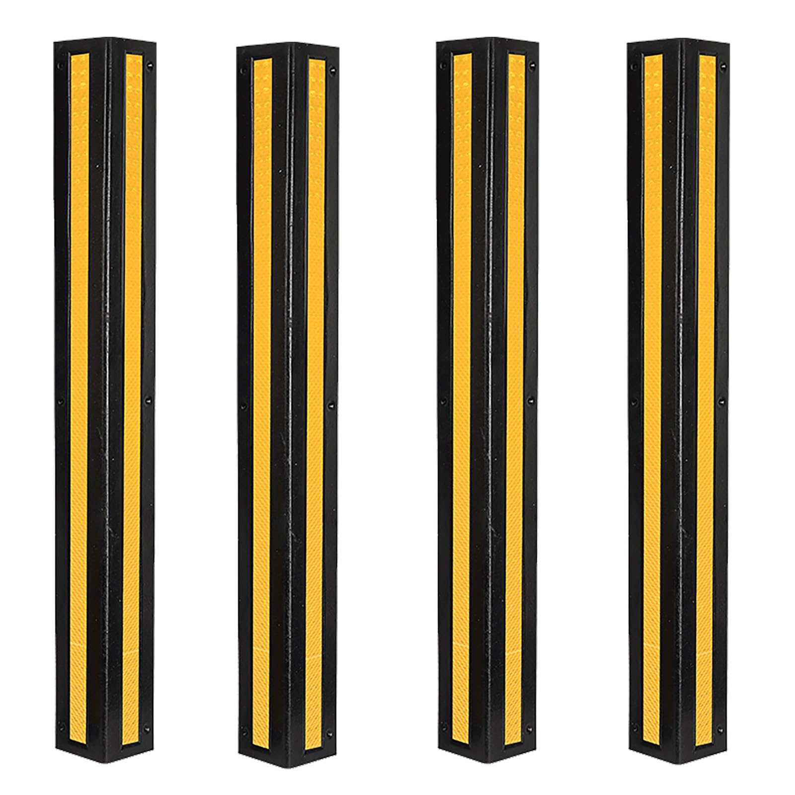 Protections d'angle de garage en caoutchouc contre les chocs de murs