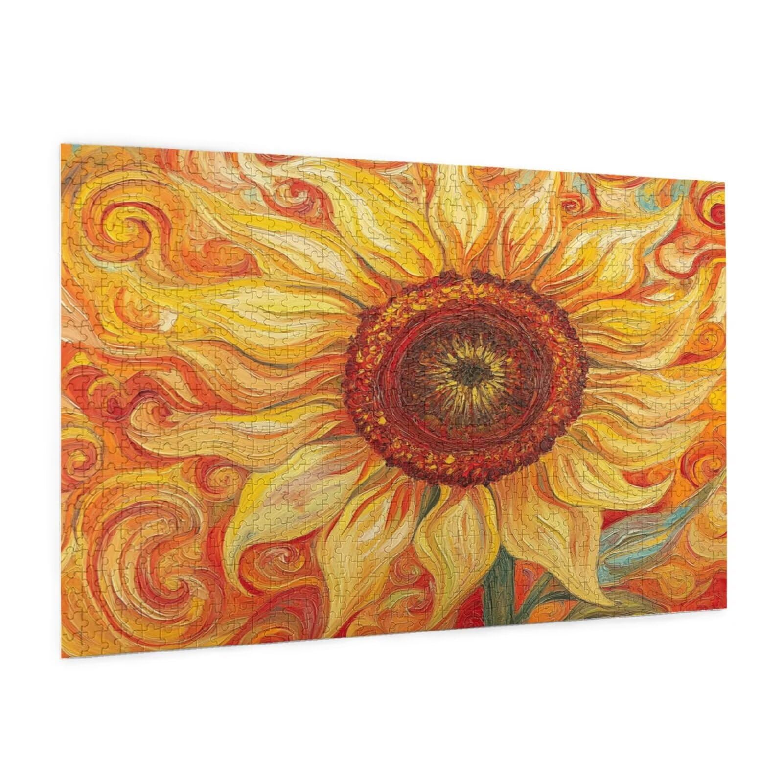 Puzzle retro, 1500 elementów, puzzle kwiatowe, dla dorosłych, z pudełkiem na prezent, duże, drewniane puzzle dla dorosłych, gra zręcznościowa dla całej rodziny, prezenty dla kobiet, dekoracja ścienna