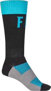 Fly Racing MX Pro Riding Socks Blue/Black, SM/MD