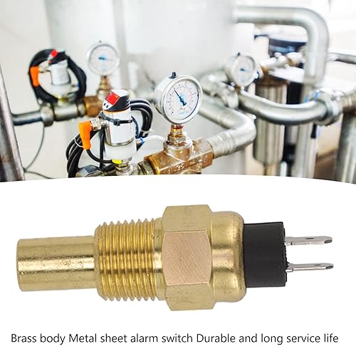 Miniatura 4 de Sensor de temperatura del agua del motor 12V24V latón coche 38 NPT sensor de temperatura del refrigerante del motor reemplazo de piezas de automóvil