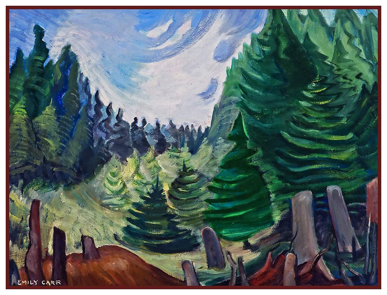 Emily Carr Deluxe Treasury# 1-3 Counted Cross Stitch Patterns Charts