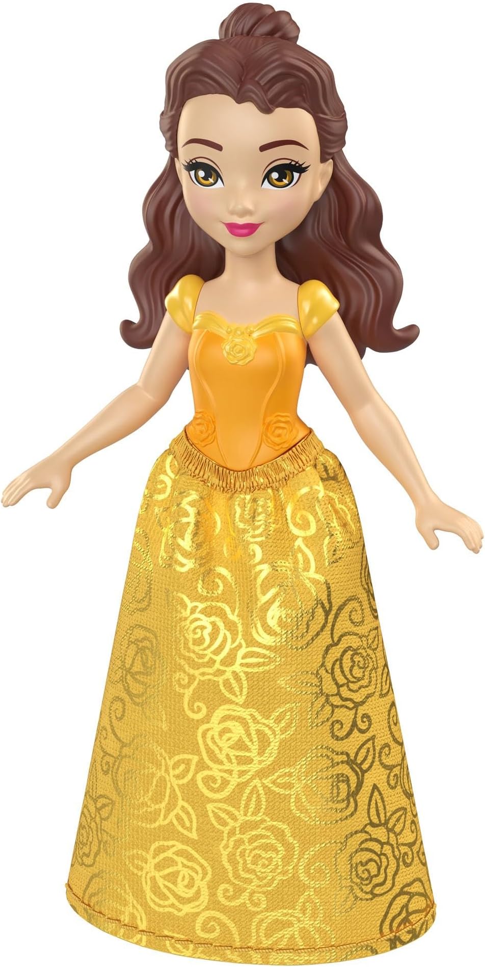 Disney Princesses, 9 cm Articulated Belle Doll, 3 Years and +, HLW78