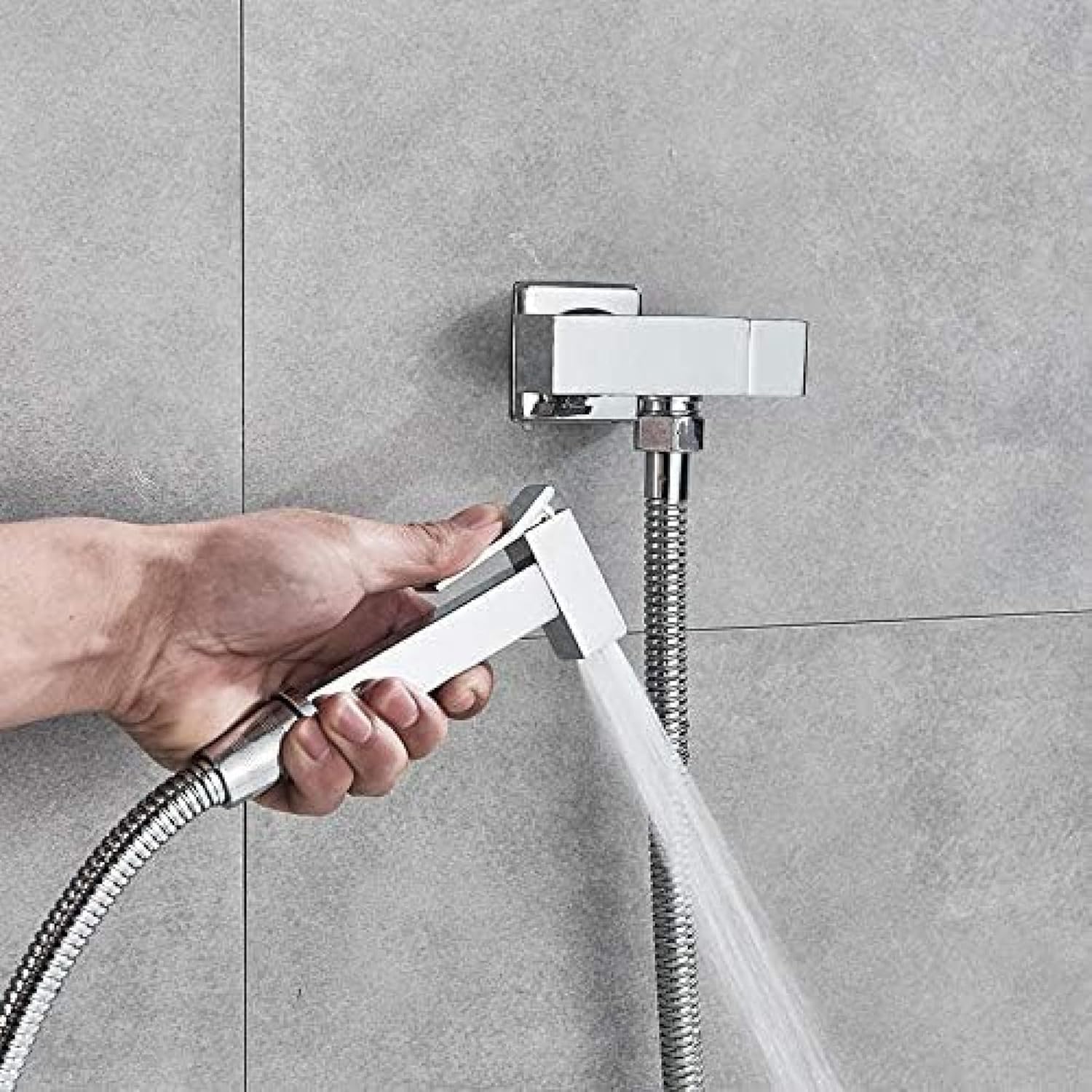 Sprayer Head Wall Mounted BathroomFaucet Shower Faucet ToiletMuslim Brass Washer Tap-Black Bronze,Black Bronze(Chrome Bidet Faucet)