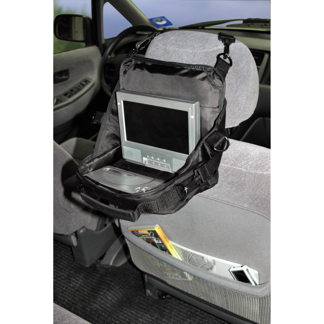 Hama 17335 Housse de transport pour DVD portable de 2 compartiments 24cmX17cmX5 - noir