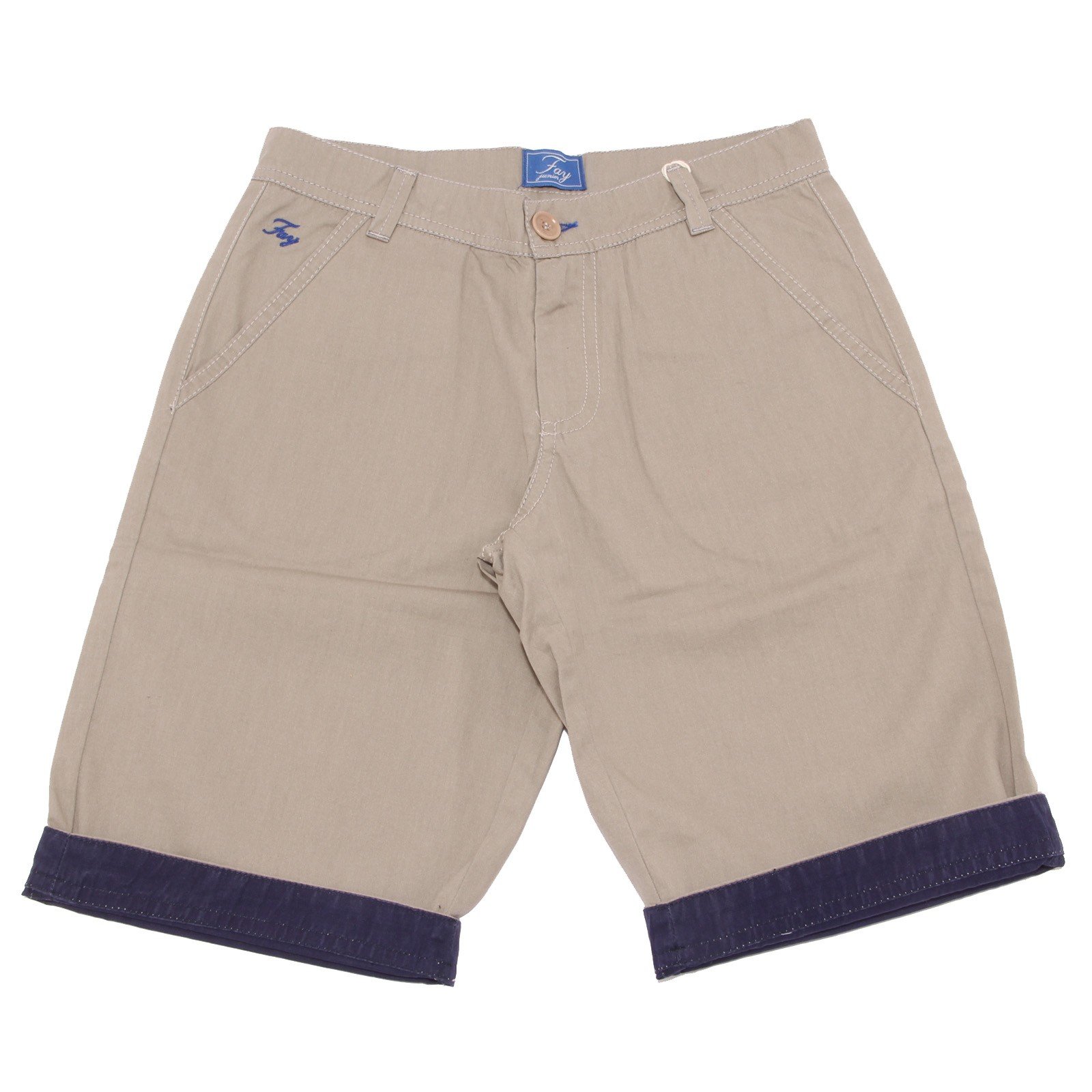 Fay 9520S Bermuda Bimbo Tortora Pantalone Corto Short Pant Kid