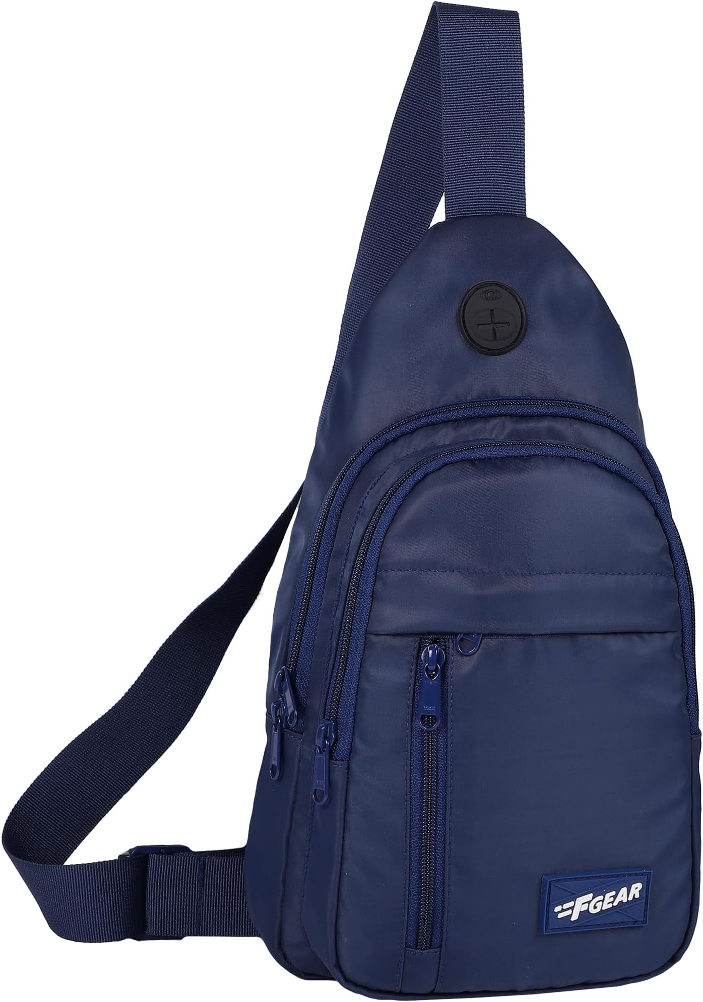 F Gear Sabai 6L Crossbody Bag for Men Women | 2 compartments| 2 Pkts| Inner Sleeve| earphone hole| Chest bag/Passport Bag/Hiking/Running/Camping/Outdoor/Shoulder Bag/Money Bag Adjustable Strap