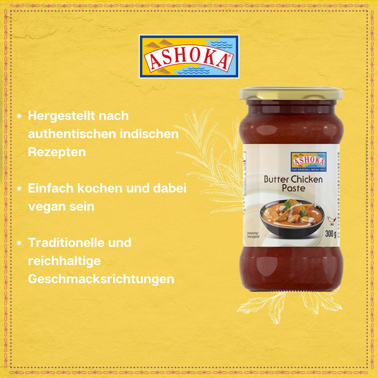 ASHOKA - Butterhuhn Paste - Multipack (6 X 300 GR)