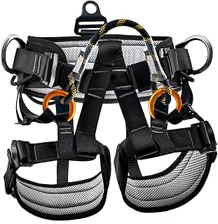 HandAcc Climbing belts, Thicken Professional Large Size Safety Seat Belts for Tree Climbing, Rescuing Work, Rappelling