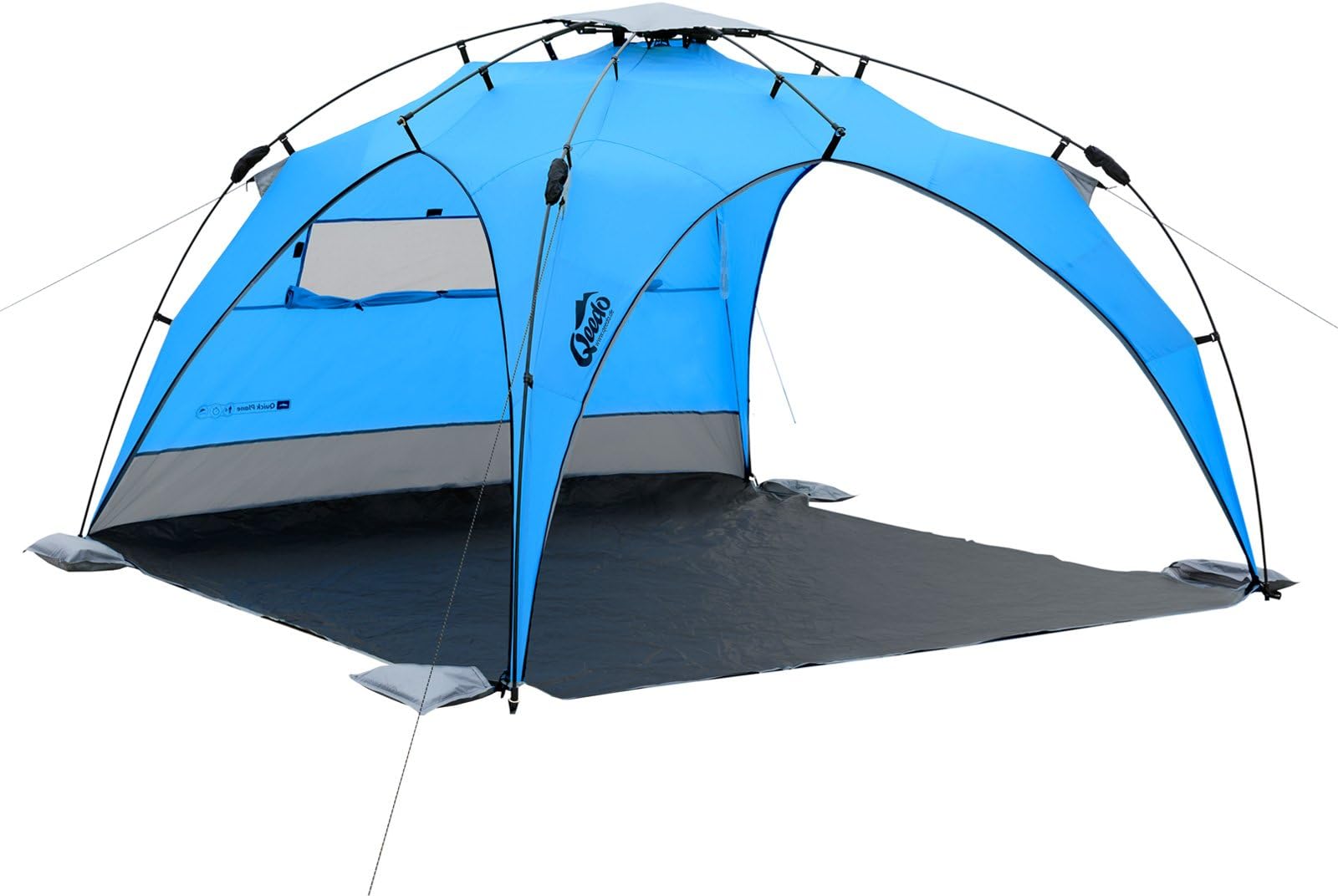 qeedo Quick Plane Beach Shelter large with UV-protection (Quick-Up-System)