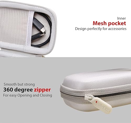 Miniatura 9 de LTGEM - Funda para Samsung T7 Shield de 1 TB y 2 TB de estado sólido portátil unidad de estado sólido externa bolsa de almacenamiento protectora