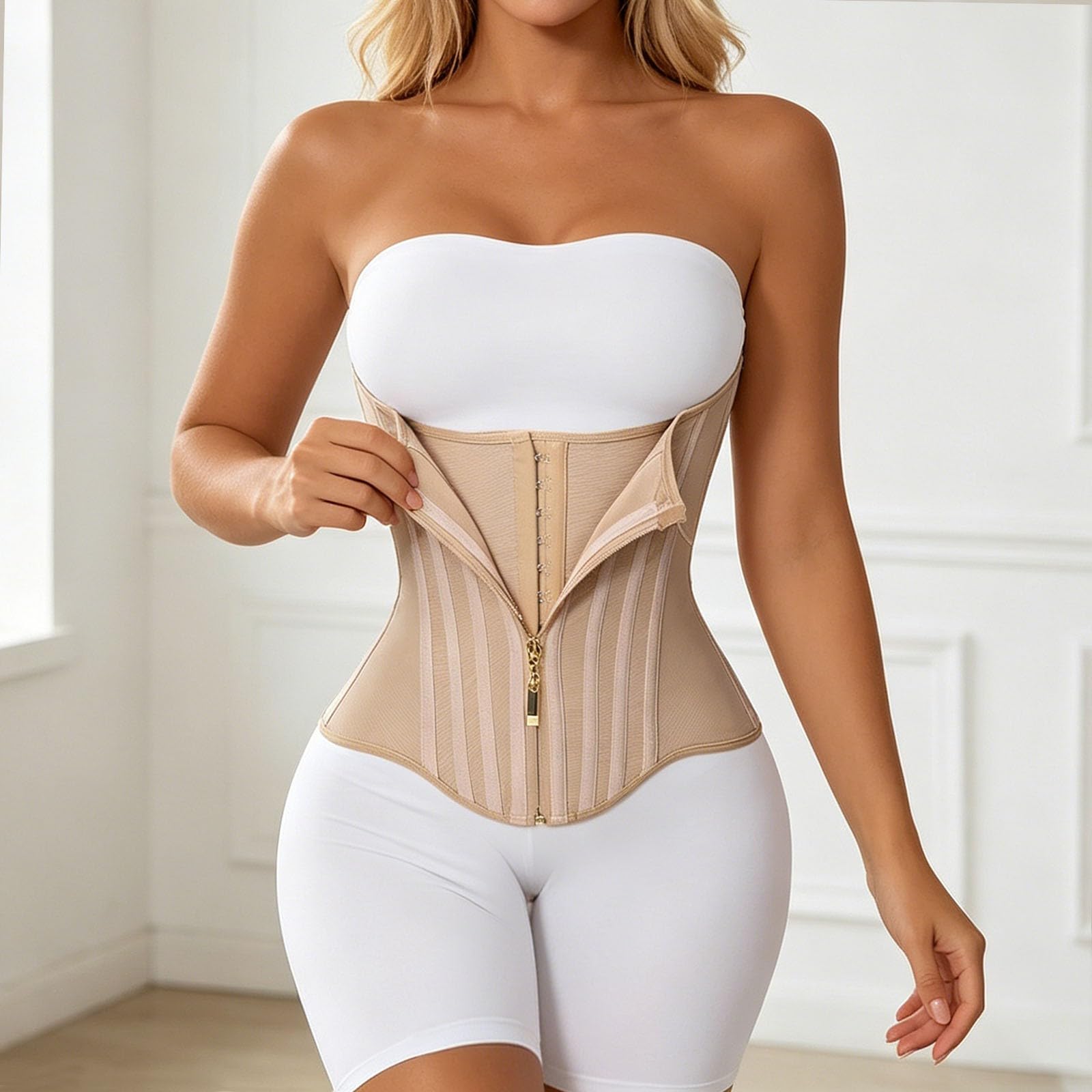 Corsetto Donna Elegante Corto, Corpetto Donna Curvy