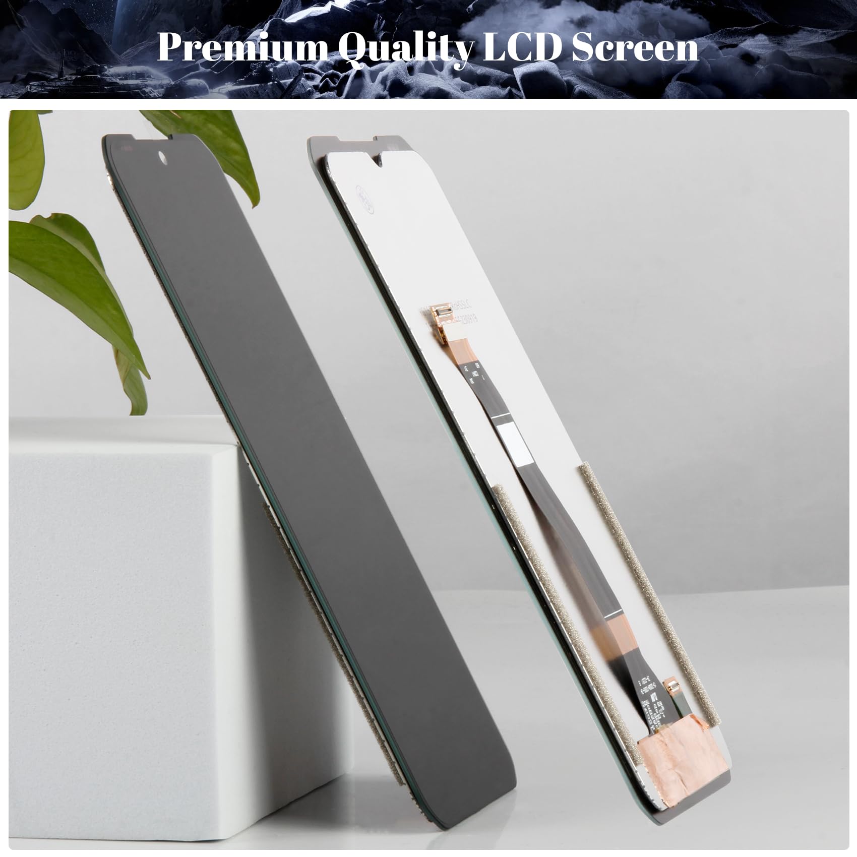 Schermo di ricambio per Doogee S100/S100 Pro, display LCD per Doogee S100 Pro, touch screen, digitalizzatore con kit di riparazione (nero)
