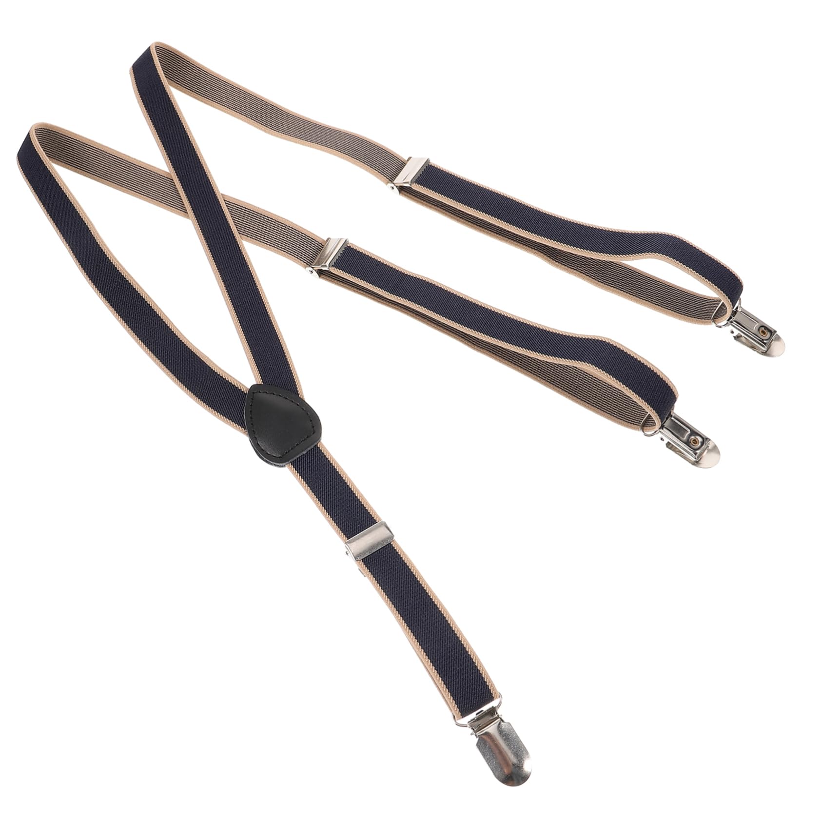 Holibanna Fashionable Men's/women's Suspenders Elastic Dress Suspender Clip for Trousers