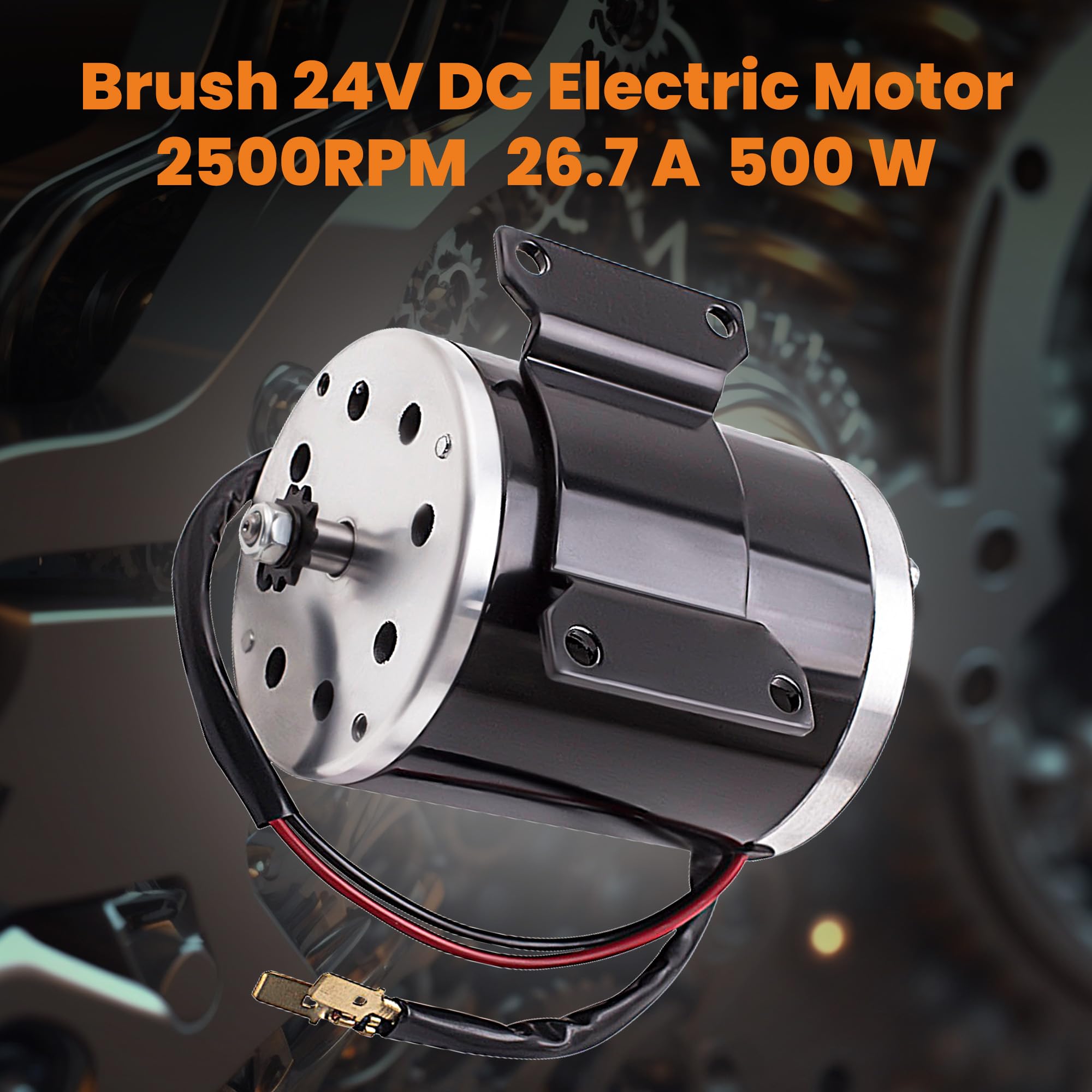 maXpeedingrods 24V 500W DC moteur électrique zy1020 for Scooter Ebike Go Kart DIY Project
