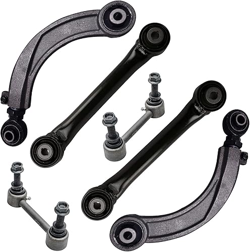 Miniatura 41 de Detroit Axle - Kit de brazos de control AWD para cargador Chrysler 300 Dodge Challenger Magnum, 2 brazos de control superiores delanteros con rótula