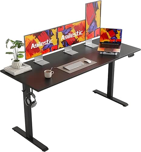 Agilestic Electric Standing Desk, Large 63 x 24 Inches Height