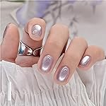 GAOY Jelly Purple Cat Eye Gel Nail Polish, 16ml Glitter Holographic Nail Polish with Magnet, Reflective Translucent UV Gel, 3135 Lavender Veil