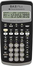 Texas Instruments Calculadora financeira BA II Plus