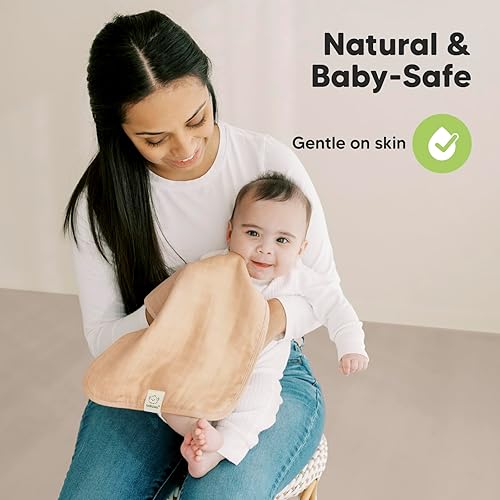 Miniatura 5 de Paquete de 5 paños de muselina para eructos para bebés, niños, niñas, paños para eructos, ropa para eructos para bebés, niños, paños neutros para