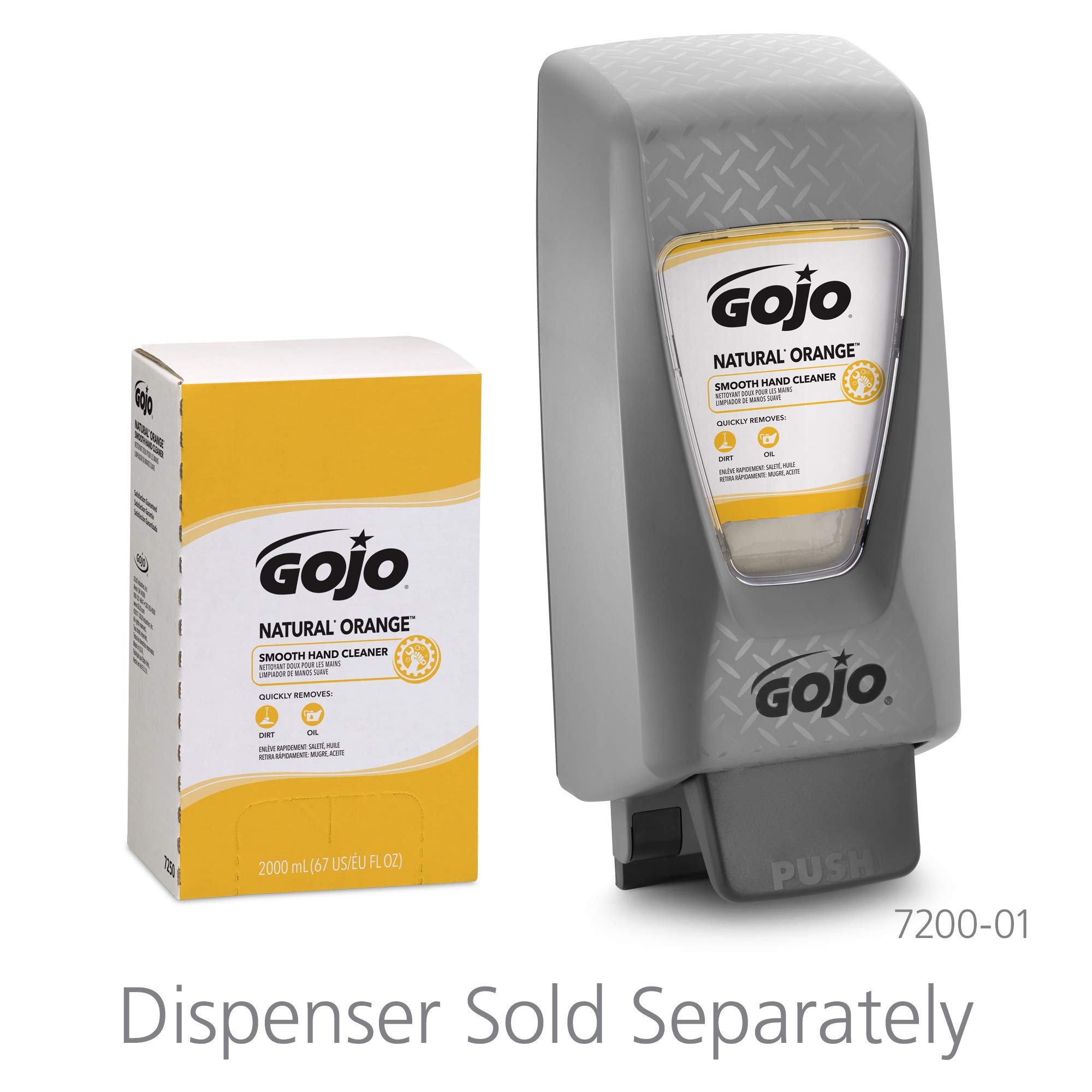 Amazon.com: GOJO NATURAL ORANGE Smooth Hand Cleaner, Citrus Scent