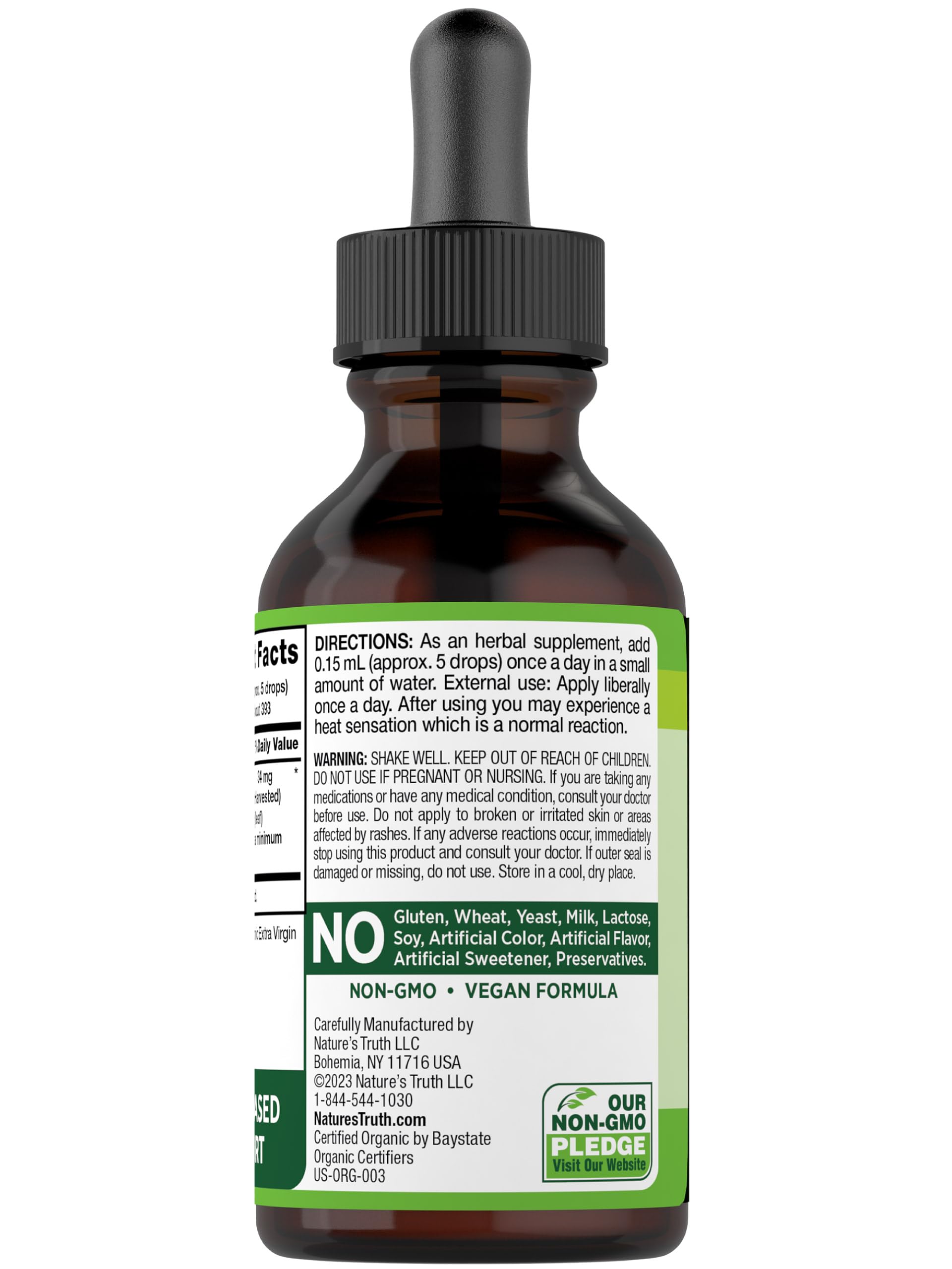 Nature's Truth Organic Oil of Oregano Liquid Drops | 2 fl oz — Amazon image 6