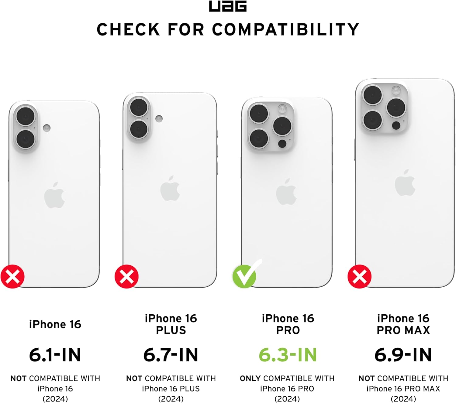 URBAN ARMOR GEAR UAG [Limited Edition] Designed for iPhone 16 Pro Case 6.3" Metropolis LT - Compatible with MagSafe Charging Rugged Shockproof Anti-Slip Military Grade Protective Cover, Topography - Image 2