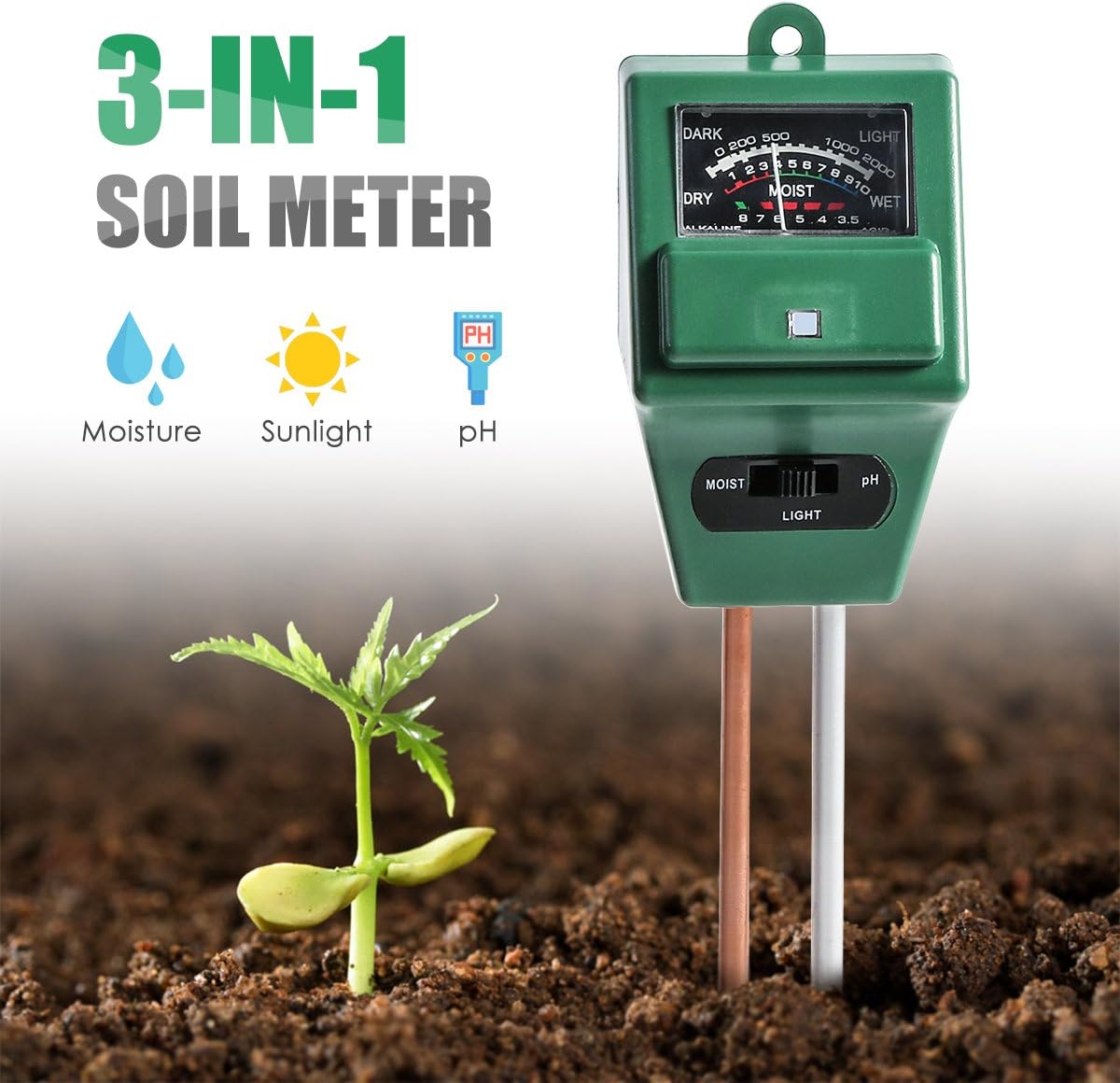 kit per il test del pH del terreno