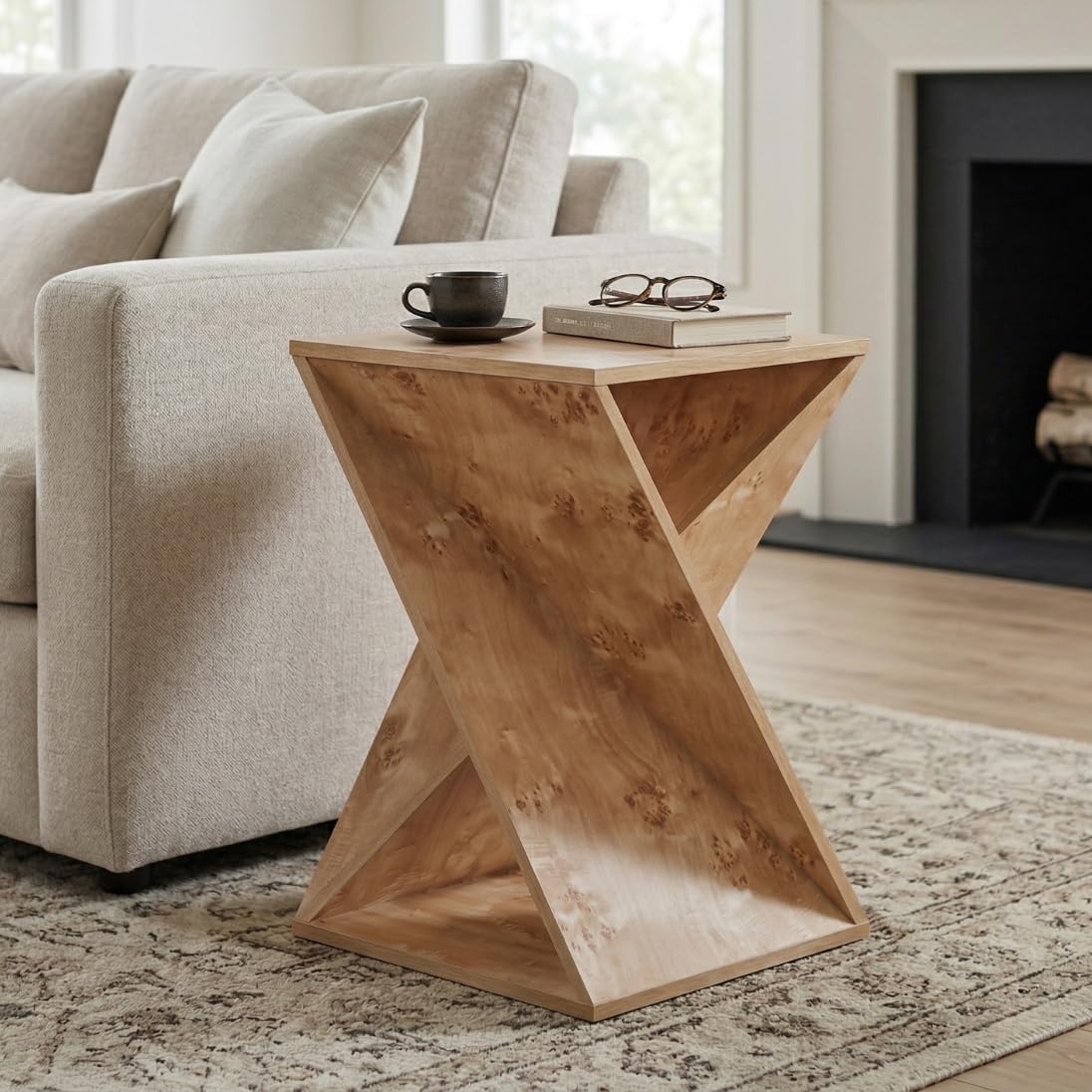 Albany Living Twisted Burl Side Table