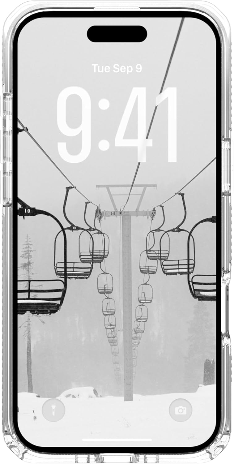 URBAN ARMOR GEAR UAG Designed for iPhone Air Case Plyo - Compatible with MagSafe Transparent Military Grade Protective Cover, Ice/White