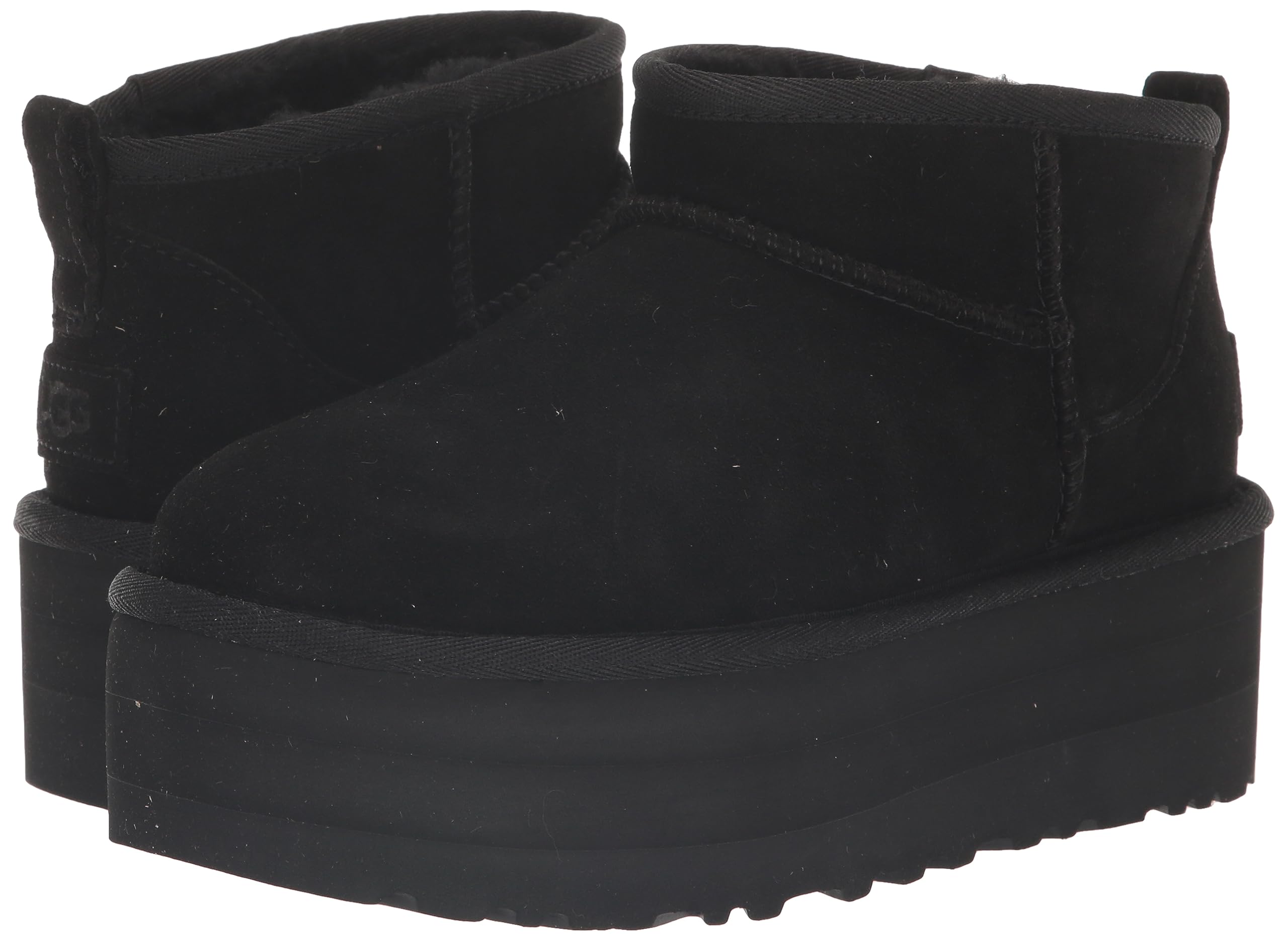 UGG Women's Classic Ultra Mini Platform Boot, Black, 9