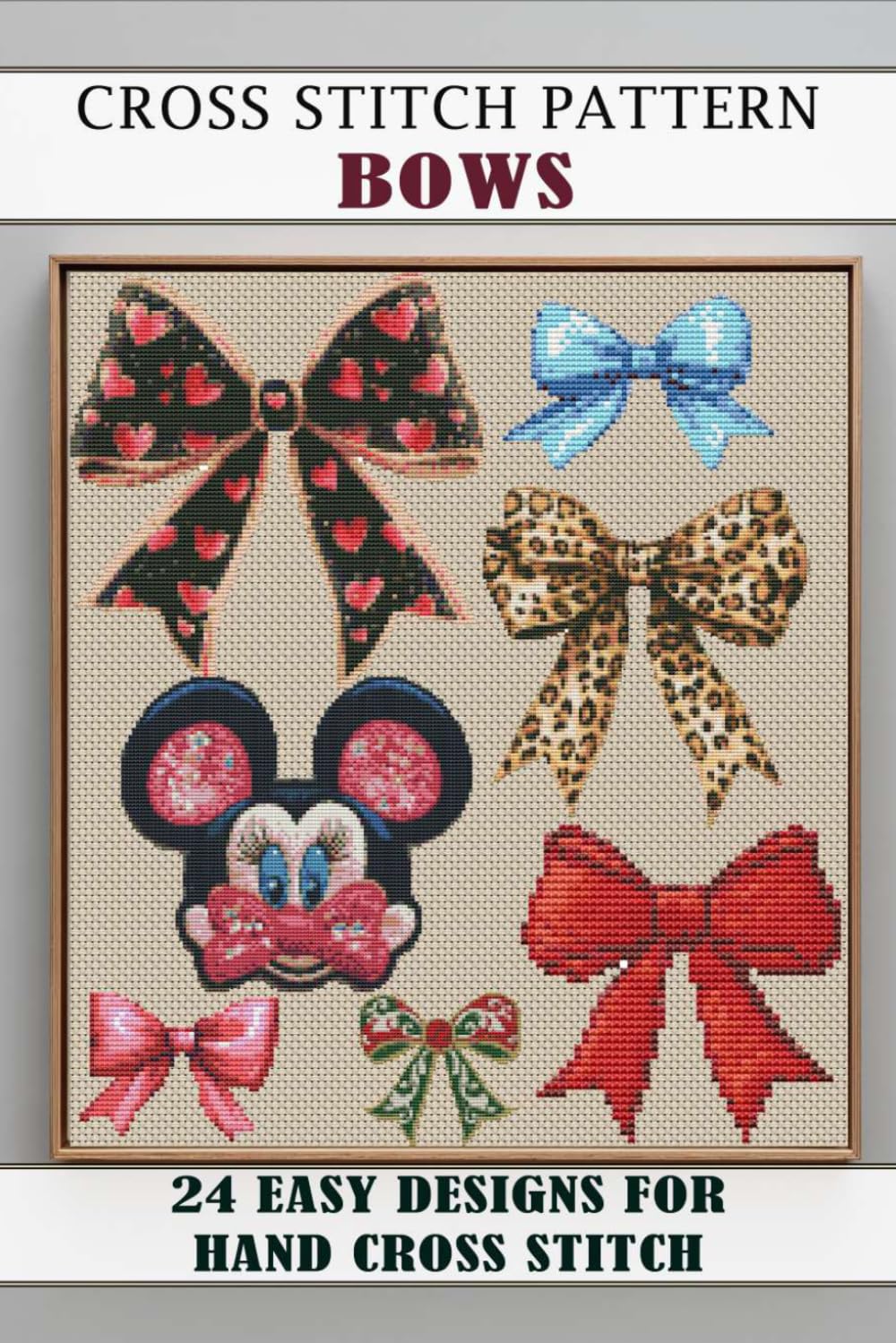Cross stitch patterns Bows: Easy Designs for Hand Cross Stitch