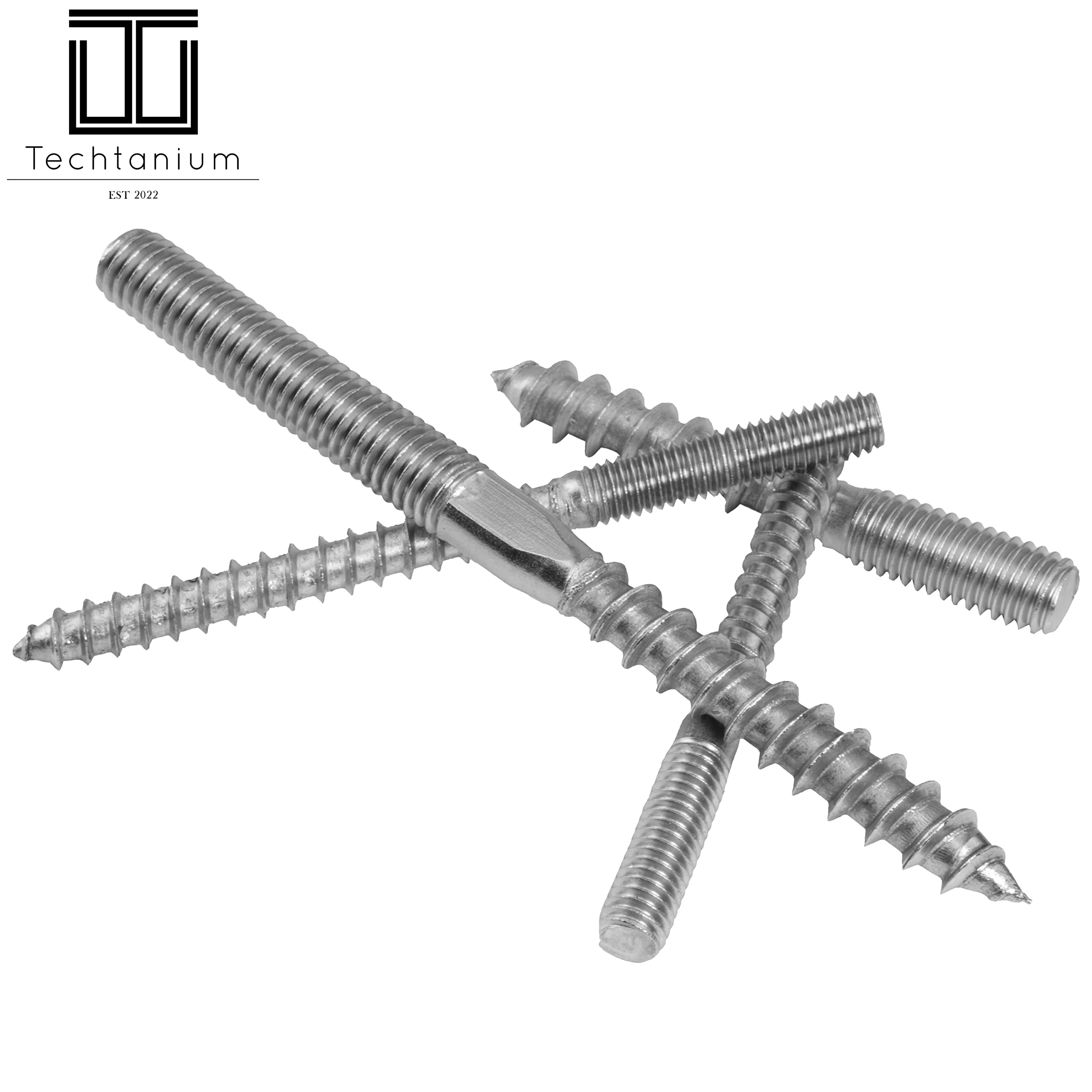 Stockschrauben 10 x 140 mm aus Edelstahl A2 (50 Stück) | Schraubstifte | Doppelgewindeschrauben | Edelstahlschrauben