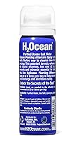 Vista 2 de Aerosol para cuidado de perforaciones corporales H2Ocean, agua salada marina purificada, 1.5 onzas líquidas, Azul