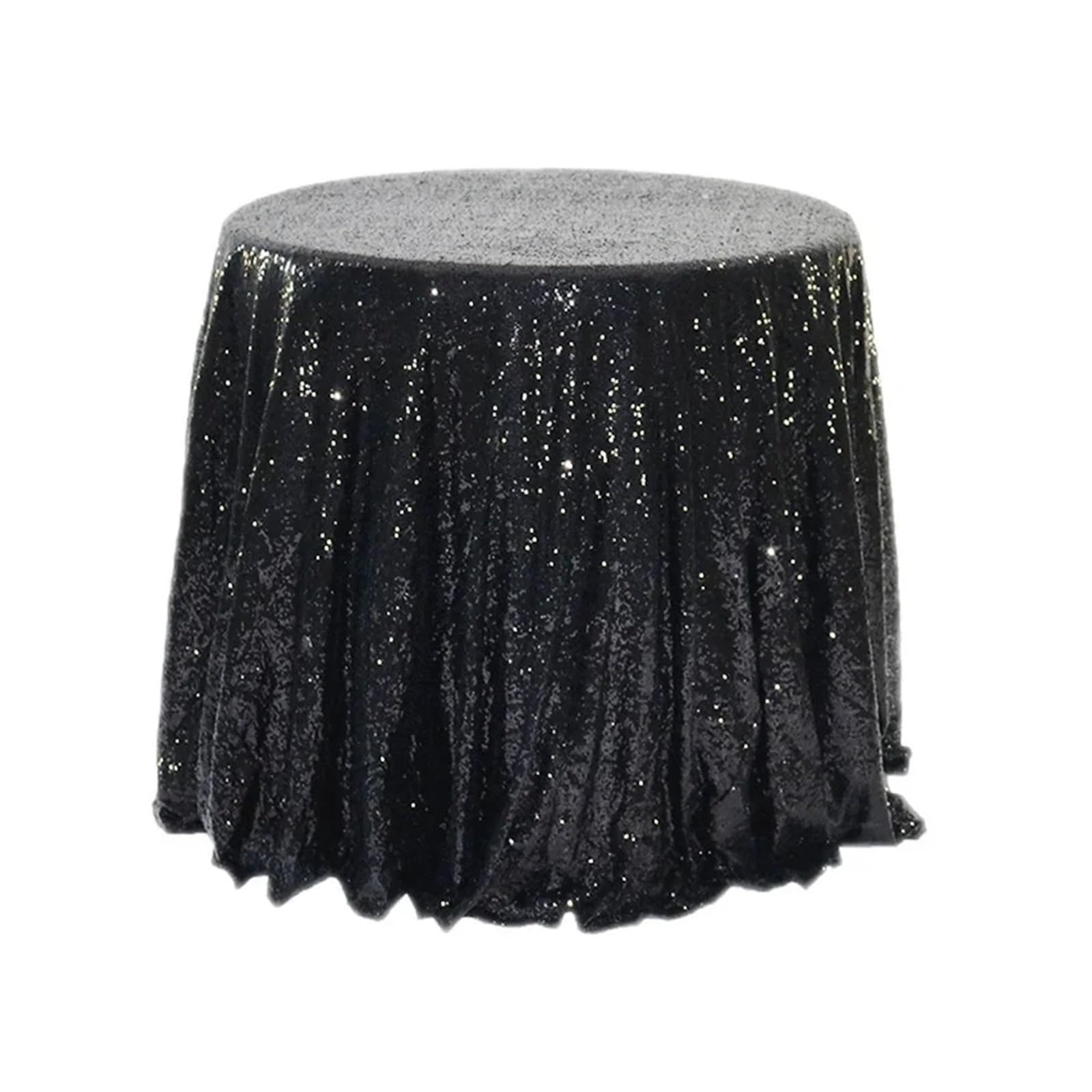 EKalgretrA Sequin Tablecloth Sequin Tablecloth Round Sparkly Table Cover Glitter Overlay for Party Dinner Festival Wedding Exhibition(Color 7,60cm)